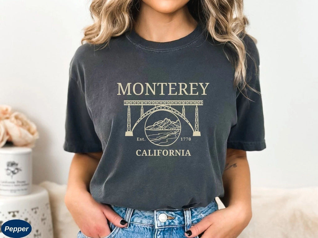 Monterey Shirt Travel Gift for California Trip Lover Favorite Souvenir Tee Unisex T-shirt, Sweatshirt, Hoodie, Long Sleeve Tee - T-Shirt, Sweatshirt, Hoodie