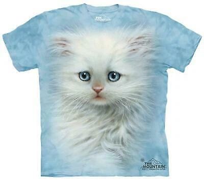 The Mountain Tie Dye T-Shirt Fluffy White Kitten Plant Cat Pet Dog Sweet Baby Unisex T-shirt, Sweatshirt, Hoodie, Long Sleeve Tee - T-Shirt, Sweatshirt, Hoodie