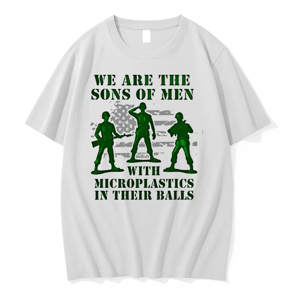 We Are The Sons Of Men With Microplastics In Their Balls 0 Tshirts Sweater Unisex T-shirt, Sweatshirt, Hoodie, Long Sleeve Tee - T-Shirt, Sweatshirt, Hoodie