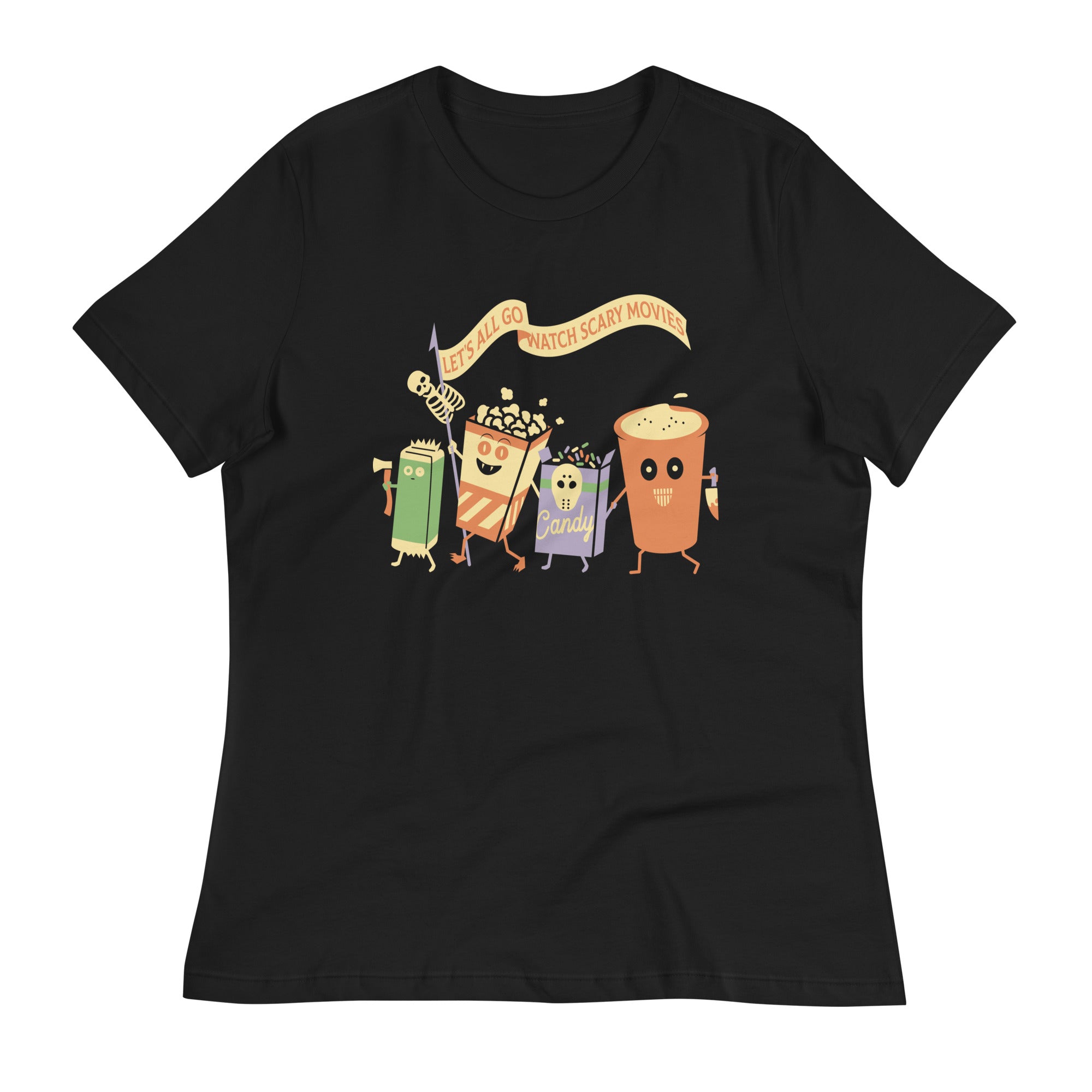 Let'S All Go Watch Scary Movies Signature T-Shirts, Hoodie, Sweatshirt - T-Shirt, Sweatshirt, Hoodie