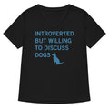 Introverted But Willing Discuss Dogs T-Shirts, Hoodie, Sweatshirt - T-Shirt, Sweatshirt, Hoodie