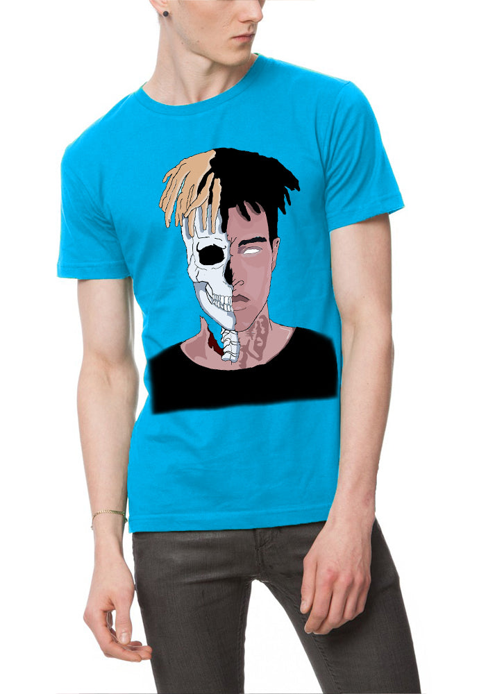 Xxxtentacion Half Sleeve Light Blue T-Shirts, Hoodie, Sweatshirt - T-Shirt, Sweatshirt, Hoodie