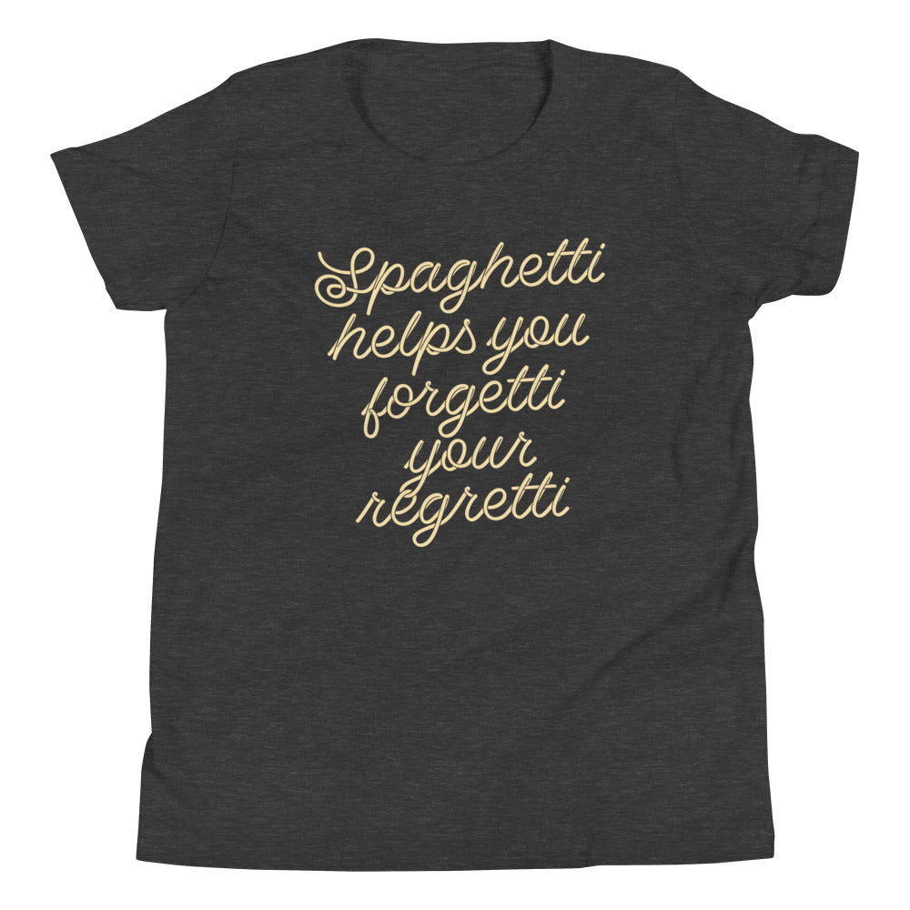 Spaghetti Helps You Forgetti Your Regretti Kid'S T-Shirts, Hoodie, Sweatshirt - T-Shirt, Sweatshirt, Hoodie