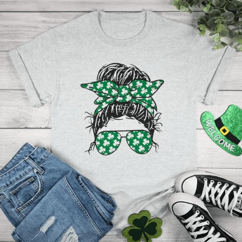 ZMessy Bun St. Patrick'S Day T-Shirts, Hoodie, Sweatshirt - T-Shirt, Sweatshirt, Hoodie
