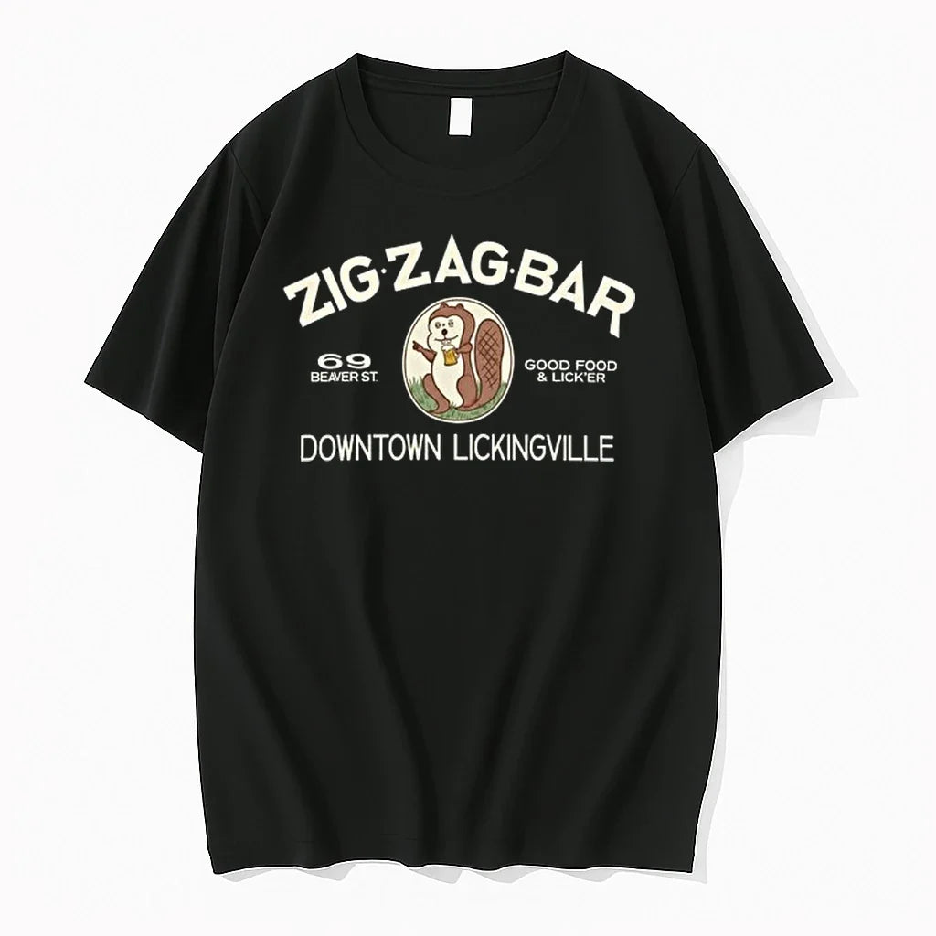 Zig Zag Bar Good Food And Licker Downtown Lickingville Pa 0 Tshirts Sweater Unisex T-shirt, Sweatshirt, Hoodie, Long Sleeve Tee - T-Shirt, Sweatshirt, Hoodie