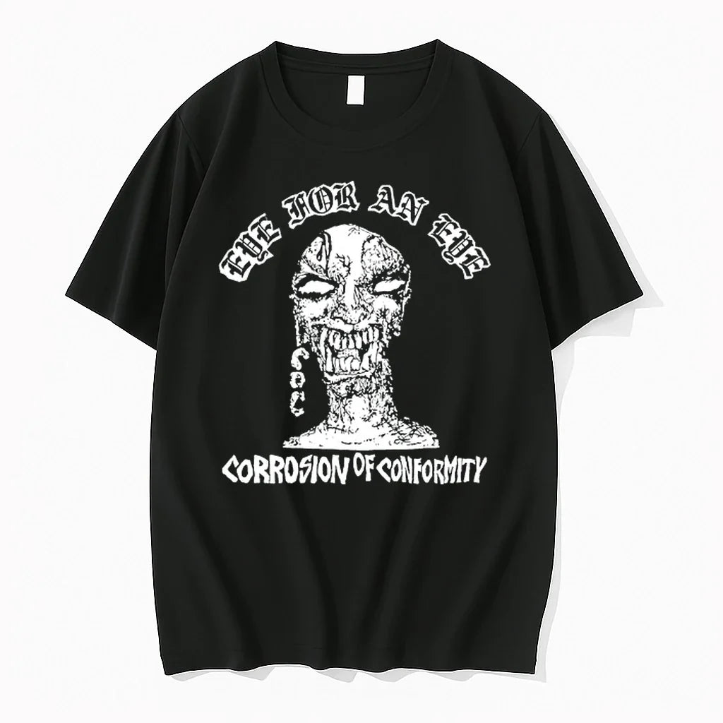 Zoombie The For An Eye Corrosion Of Conformity 0 Tshirts Sweater Unisex T-shirt, Sweatshirt, Hoodie, Long Sleeve Tee - T-Shirt, Sweatshirt, Hoodie